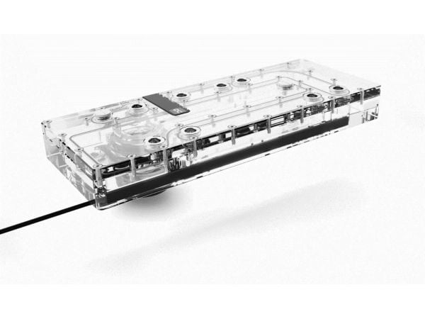 Alphacool Core Distro Plate O11 Dynamic Evo/XL, Vannblokk, Akryl, Gjennomsiktig, 1/4", 60 °C, 0,8 stang