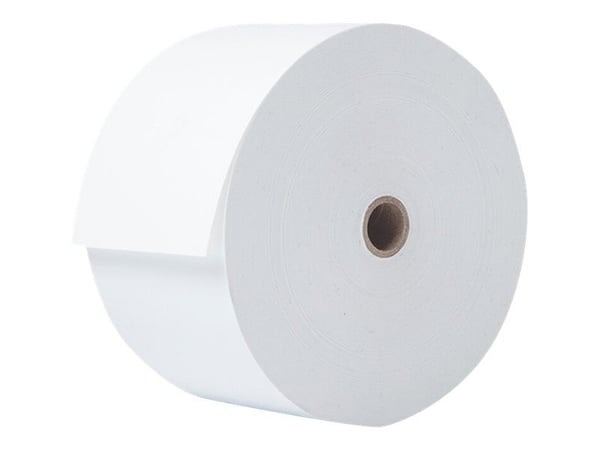 Brother - Hvit - Rull (5,8 cm x 101,6 m) 1 rull(er) kontinuerlig papir (en pakke 8) - for Brother TD-4410D, TD-4420DN, TD-4550DNWB