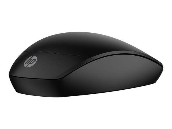 HP 235 Slim - Mus - optisk - 3 knapper - trådløs - 2.4 GHz - USB trådløs mottaker - svart