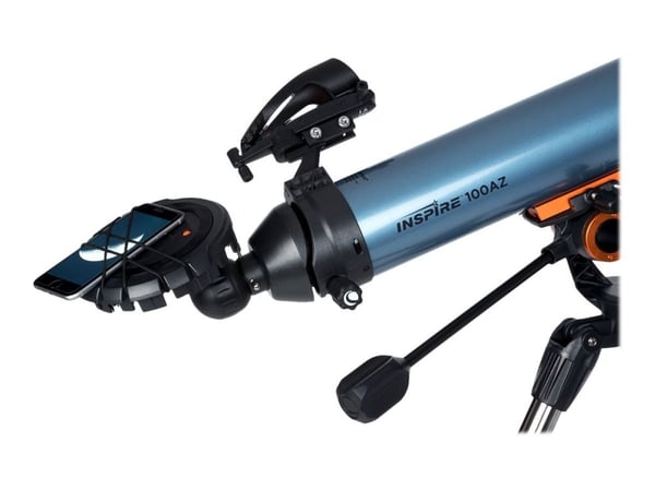 Celestron Inspire 100AZ, Musta, Sininen, Terästä, 10 cm