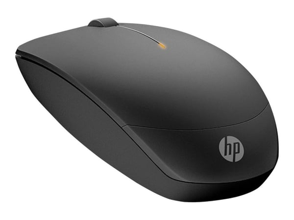HP 235 Slim - Mus - optisk - 3 knapper - trådløs - 2.4 GHz - USB trådløs mottaker - svart