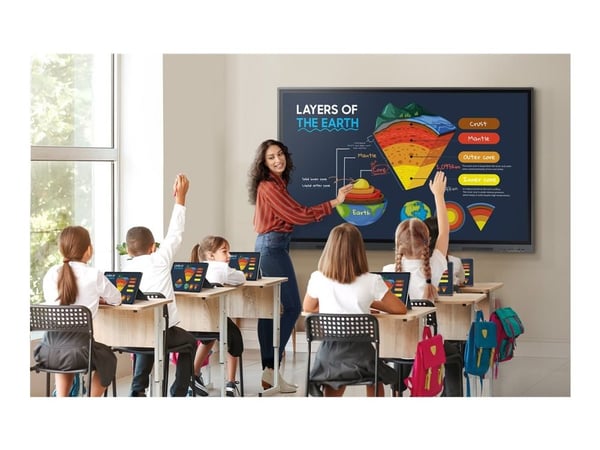 Samsung Interactive Display WA65D - 65" Diagonalklasse WAD Series LED-bakgrunnsbelyst LCD-skjerm - utdanning / næringsliv - med innebygd interaktiv...