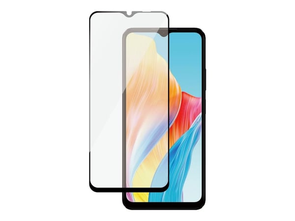 SAFE. by PanzerGlass - Skjermbeskyttelse for mobiltelefon - ultrabred passform - glass - rammefarge svart - for OPPO A18