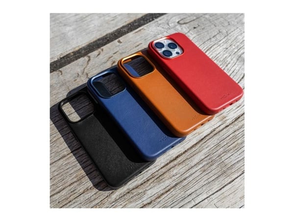 Fodral Fixed Fixed MagLeather | Bakstycke | Apple | iPhone 16 Plus | Läder | Röd