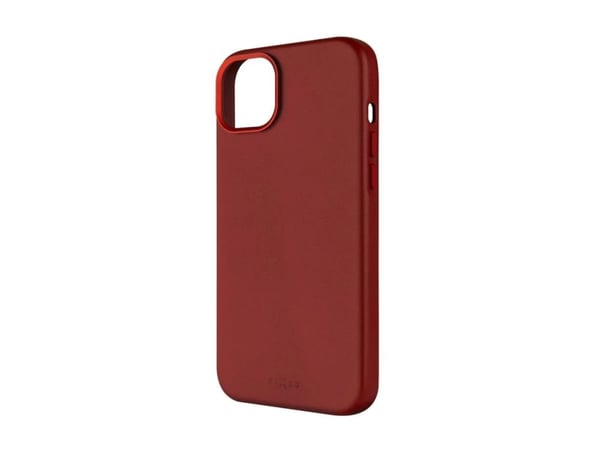 Fodral Fixed Fixed MagLeather | Bakstycke | Apple | iPhone 16 Plus | Läder | Röd