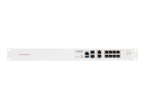 Rackmount.IT RM-FR-T19 - Monteringssett for nettverksenhet - rackmonterbar - signalhvit - 1U - 19" - for Fortinet FortiGate 90G, 91G