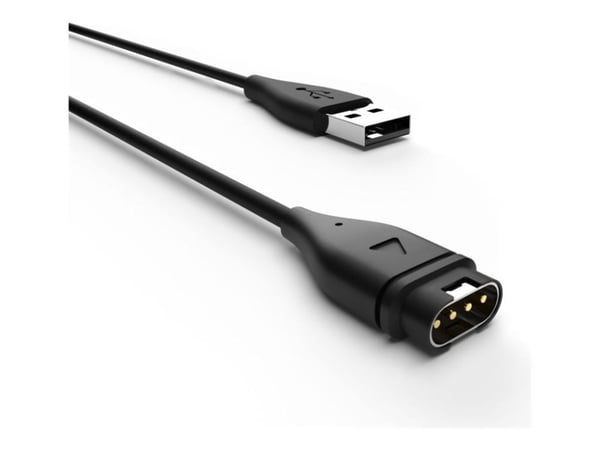 FIXED - Opladningskabel til smartklokke - USB han - 1 m - sort