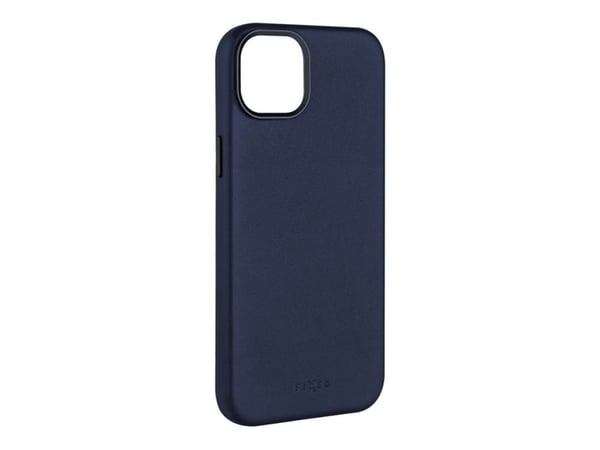 FIXED MagLeather - Baksidedeksel for mobiltelefon - MagSafe-samsvar - ekte skinn - blå - for Apple iPhone 16
