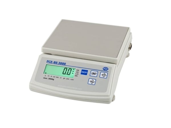 PCE Instruments -laskuri, punnitusalue 3000 g, paristokäyttöinen