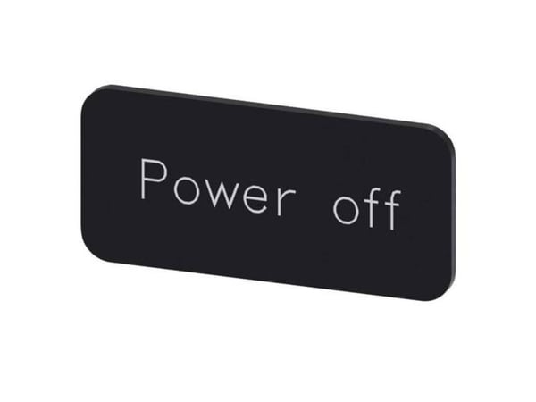 Siemens 3SU1900-0AC16-0DF0 benevningsskilt 10 stk