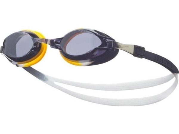 Svømmebriller Nike Os Chrome Junior 8-14 år svart/gul NESSD128-079