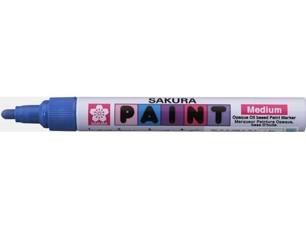 Sakura Marker Paint keskikokoinen sininen kärki, Sakura