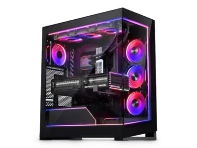 Phanteks NV5, Full Tower, RGB-valaistuksen tehostuspakkaus, Akryylinitriilibutadieenistyreeni (ABS), Polykarbonaatti (PC), musta, 1,43 kg, 1,59 kg