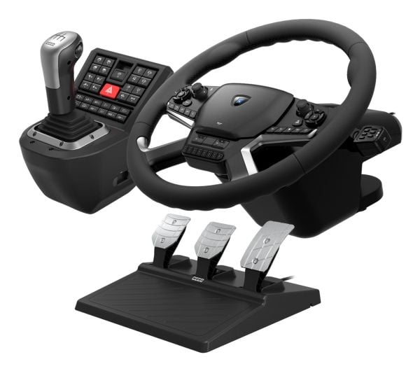 HORI Force Feedback Truck Control System - Hjul, pedaler och växelspakuppsättning - kabelansluten - för PC