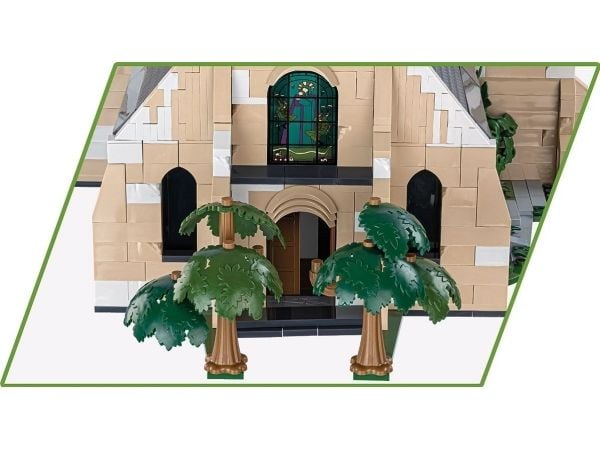 COBI Sainte-Mère-Église Church, Rakennuspalikat, 10 vuosi/vuosia, 2280 kpl