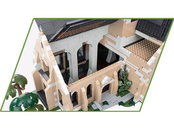 COBI Sainte-Mère-Église Church, Rakennuspalikat, 10 vuosi/vuosia, 2280 kpl
