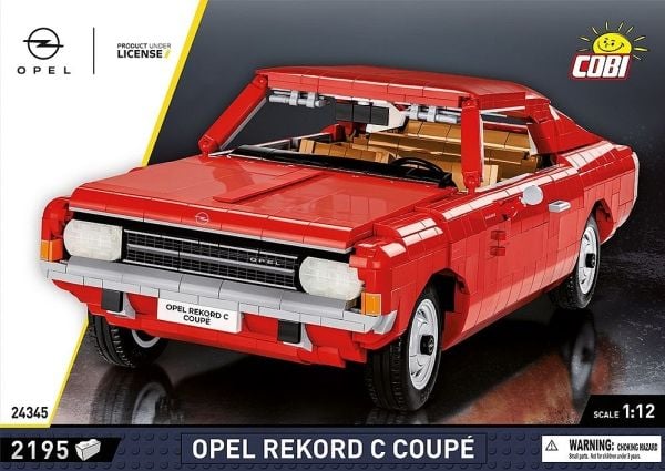 COBI Opel Rekord C Coupe, Byggeklosser, 10 år, 2195 stykker