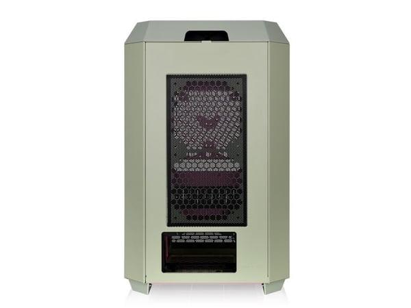 Thermaltake The Tower 300 - Mikrotårn - mini ITX / micro ATX - sidepanel med vindu (herdet glass) - ingen strømforsyning (PS/2) - matcha plum - USB...