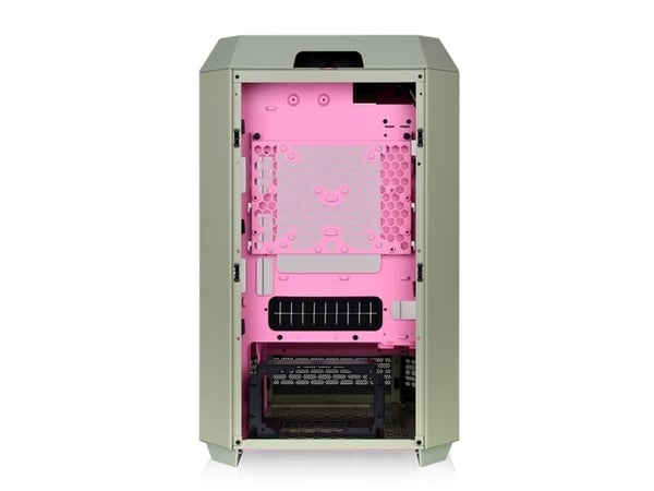 Thermaltake The Tower 300 - Mikrotårn - mini ITX / micro ATX - sidepanel med vindu (herdet glass) - ingen strømforsyning (PS/2) - matcha plum - USB...