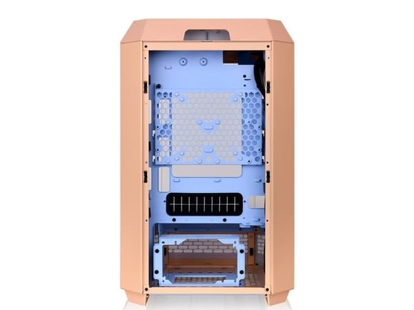 Thermaltake The Tower 300 - Mikrotårn - micro ATX - sidepanel med vindu (herdet glass) - ingen strømforsyning (PS/2) - ferskendun - USB/lyd