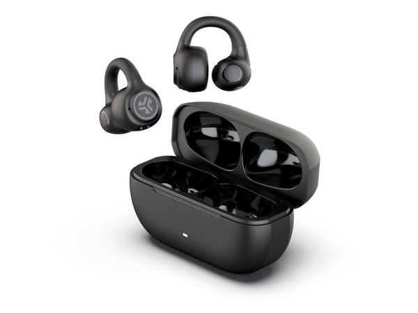 JLab Flex, True Wireless Stereo (TWS), 20 - 20000 Hz, Idretter, Hodesett, Svart
