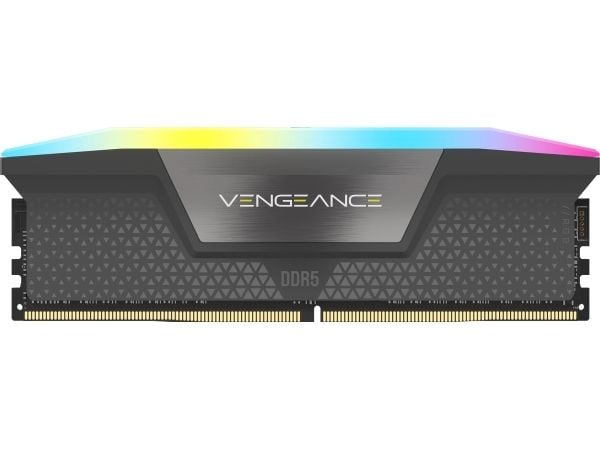CORSAIR Vengeance RGB - DDR5 - sats - 32 GB: 2 x 16 GB - DIMM 288-pin - 3200 MT/s / PC5-51200 - CL32 - 1.4 V - ej buffrad - grå