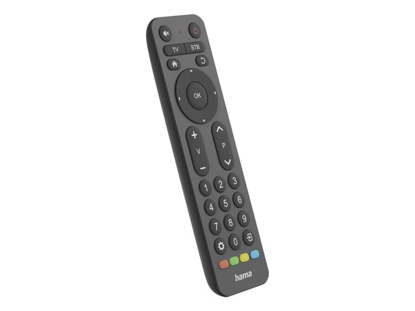 Hama 00221056, TV, IR trådlös, Tryckknappar, Svart