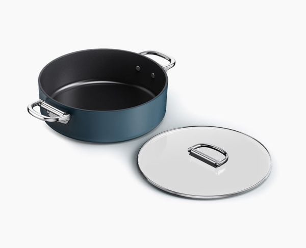 Joseph Joseph Space, Rund, Sautépanne, Blå, Keramisk, 232 °C, Aluminium