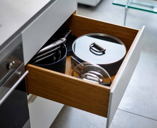 Joseph Joseph Space, Rund, Sautépanne, Blå, Keramisk, 232 °C, Aluminium