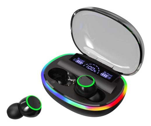 2GO Ring, True Wireless Stereo (TWS), Samtaler/musikk, Hodesett, Sort