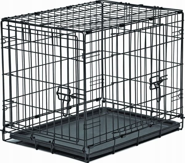 Midwest Cornerstone hundebur med dobbel dør *24 63x45x50
