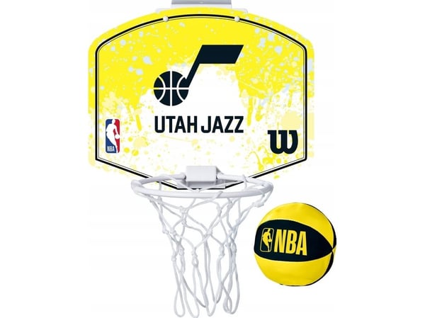 Wilson Wilson Wilson NBA Team Utah Jazz Mini Hoop WZ6010102 Keltainen Yksi koko