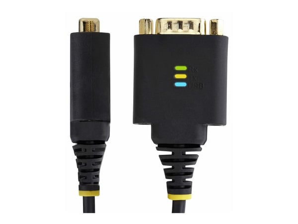 StarTech.com 1P1FFC-USB-SERIAL, Lajittelu, 0,3 m, USB Type-A, DB-9, Hanstik, Hanstik