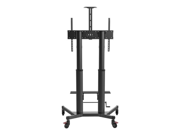 Vision X-Series VFM-F27 - Vogn - høydejusterbar - for LCD-skjerm - stål, aluminium - matt svart - skjermstørrelse: 55"-100"