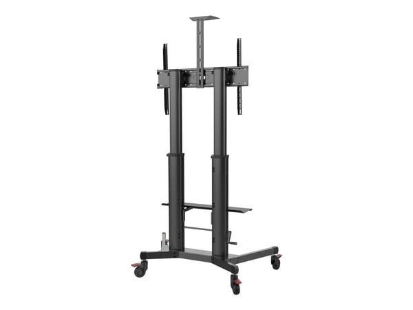 Vision X-Series VFM-F27 - Vogn - høydejusterbar - for LCD-skjerm - stål, aluminium - matt svart - skjermstørrelse: 55"-100"