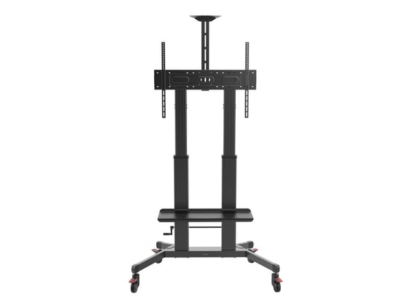 Vision X-Series VFM-F27 - Vogn - høydejusterbar - for LCD-skjerm - stål, aluminium - matt svart - skjermstørrelse: 55"-100"