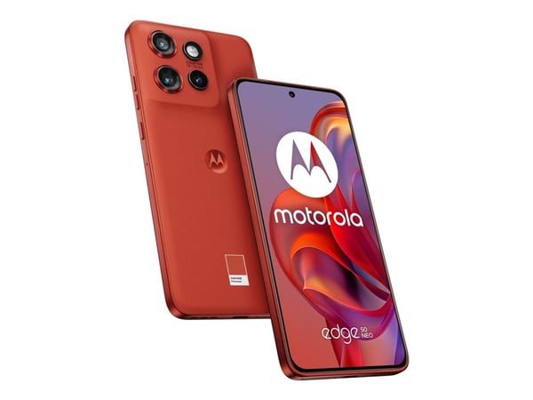 Motorola Edge 50 Neo - 5G smarttelefon - dobbelt-SIM - RAM 12 GB / Internminne 512 GB - pOLED display - 6.4" - 2670 x 1220 piksler (120 Hz) - 3x ba...