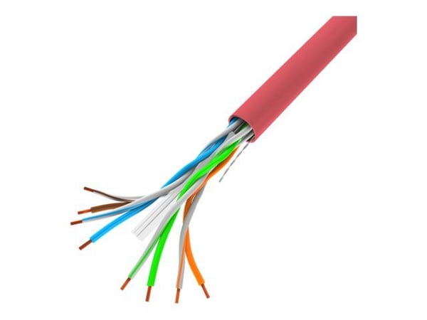LAN UTP 1GB/S 305M WIRE CCA RÖD LANBERG