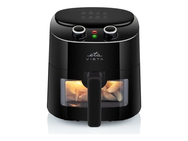 ETA Vista 0168 90000 - Varmluftsteker - 4.3 liter - 1.3 kW - svart