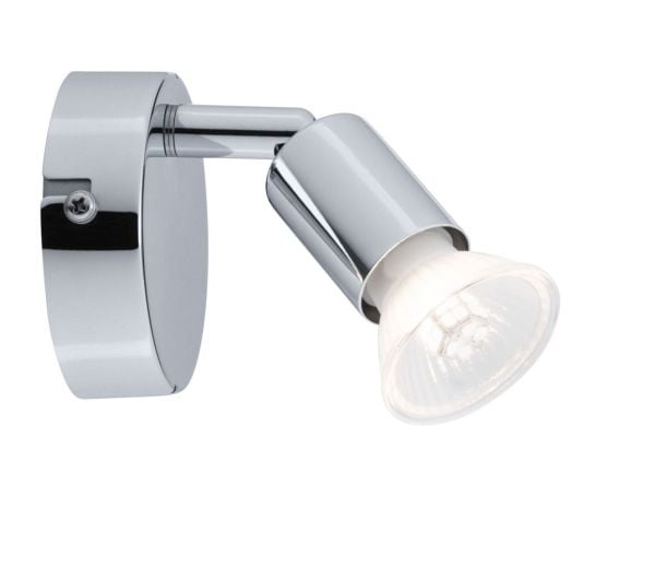 Paulmann 66749, Pinta-asennettavat spottivalot, GU10, 1 lamppu(a), LED, 10 W, Kromi
