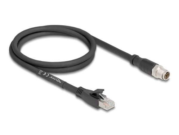 DeLOCK 80577, 1 m, Cat5e, S/FTP (S-STP), M12, RJ-45, Lajittelu