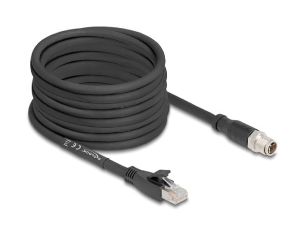 DeLOCK 80586, 10 m, Cat5e, S/FTP (S-STP), M12, RJ-45, Lajittelu