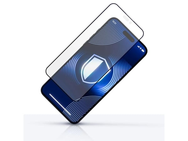 3MK HardGlass Matt Max, Apple, iPhone 16 Pro Max, Fallbestandig, Slagbestandig, Reflekterende, Svart, Gjennomsiktig, 1 stykker