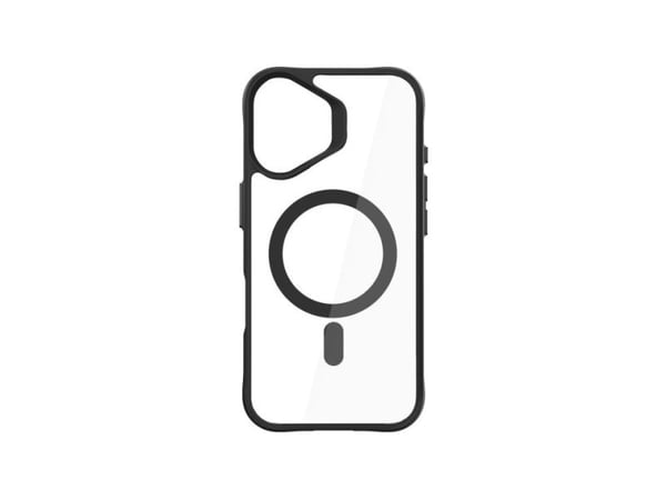 3mk Satin Armour MagCase med MagSafe Apple iPhone 16 Plus - Gjennomsiktig med etui til telefonen i svart ramme