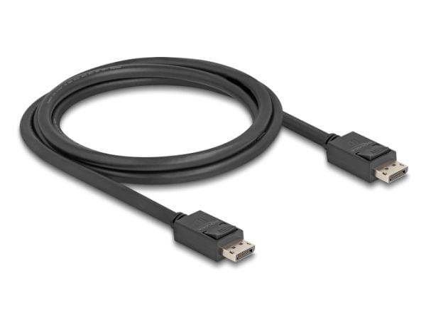 Delock - DisplayPort-kabel - DisplayPort (hann) låst til DisplayPort (hann) låst - DisplayPort 2.1 - 1.8 m - up to 80 Gbps data transfer rate, 16 K...