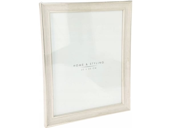 Bilde-/ramme Home Styling Collection fotomramme, imitert hvitmalt tre, 24 x 29 cm