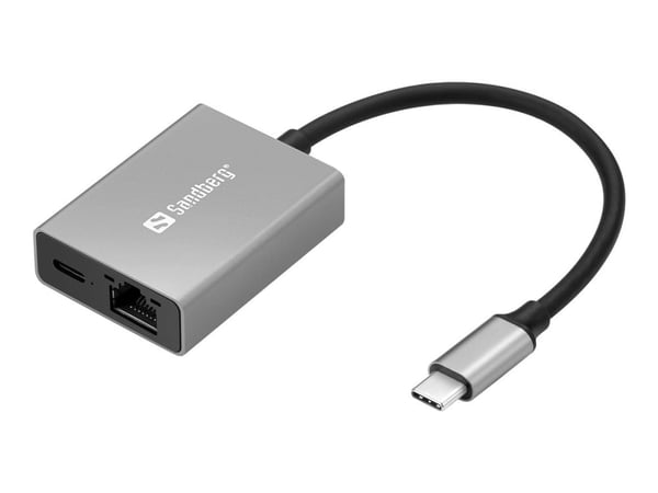 Sandberg - Nettverksadapter - USB-C - Gigabit Ethernet