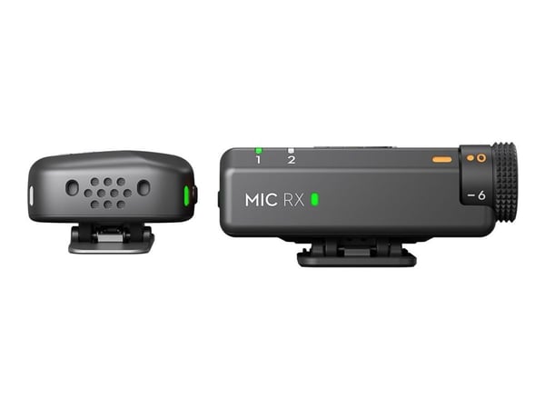 DJI Mic Mini - Sändare och mottagare mikrofonsystem - svart