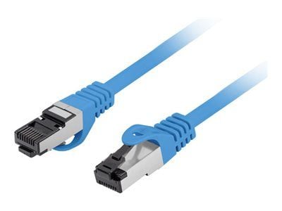 Lanberg - Patch-kabel - RJ-45 (hane) till RJ-45 (hane) - 2 m - 6.2 mm - S/FTP - CAT 8.1 - halogenfri, formpressad, hakfri, koppartrådar - blå Lanberg - Patch-kabel - RJ-45 (hane) till RJ-45 (hane) - 2 m - 6.2 mm - S/FTP - CAT 8.1 - halogenfri, formpressad, hakfri, koppartrådar - blå