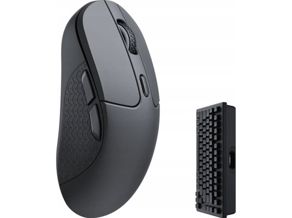 Keychron M3-A4, Oikeakätinen, RF Wireless + Bluetooth + USB Type-C, 26000 DPI, musta